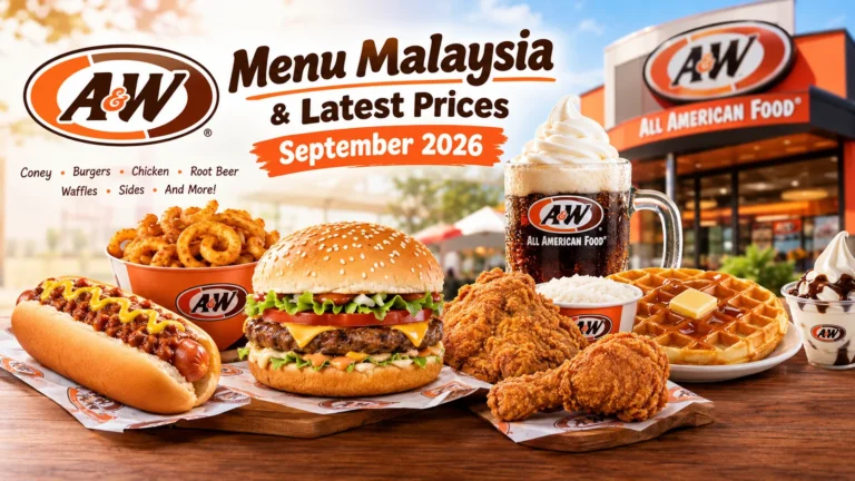 A&W Menu Malaysia