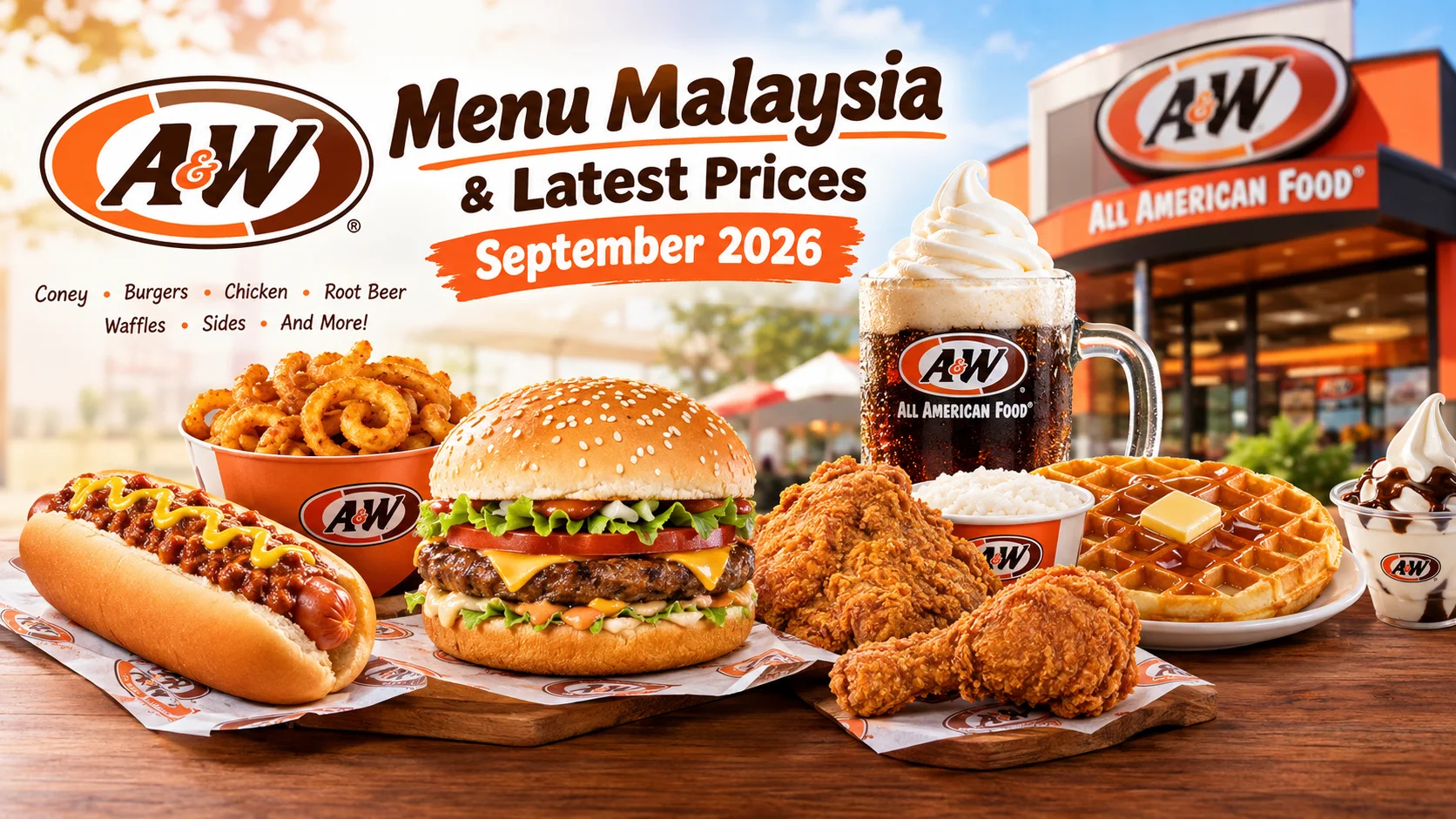 A&W Menu Malaysia