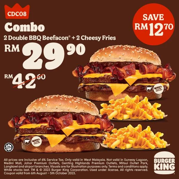 Beef Burger Menu