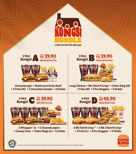 Burger King Kongsi Bundles