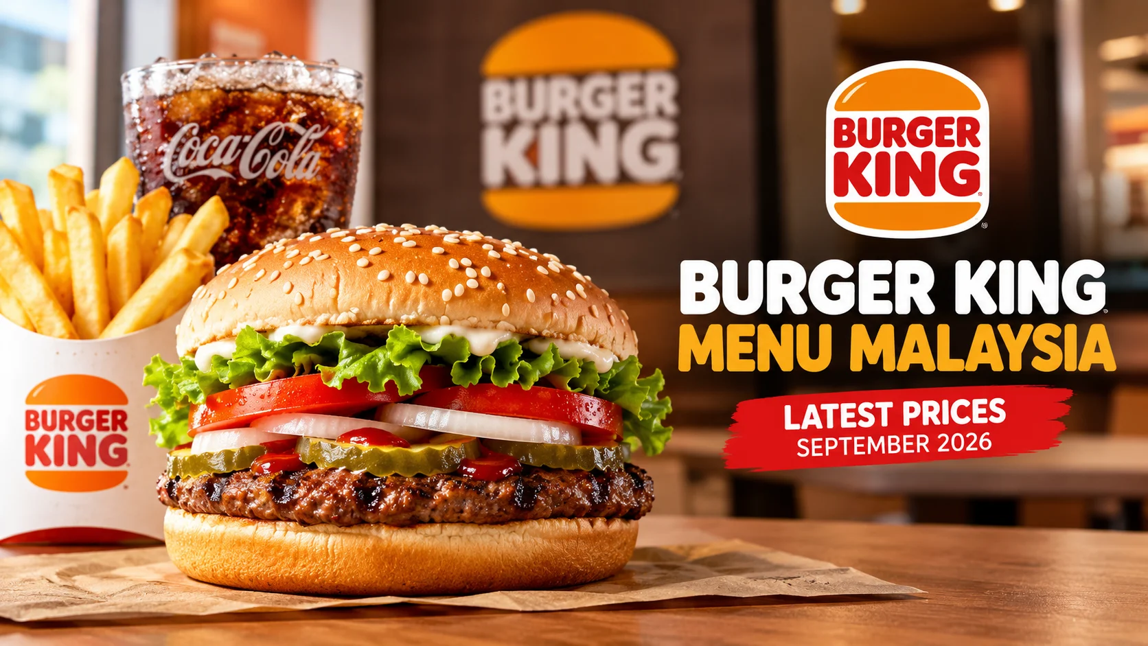 Burger King Menu