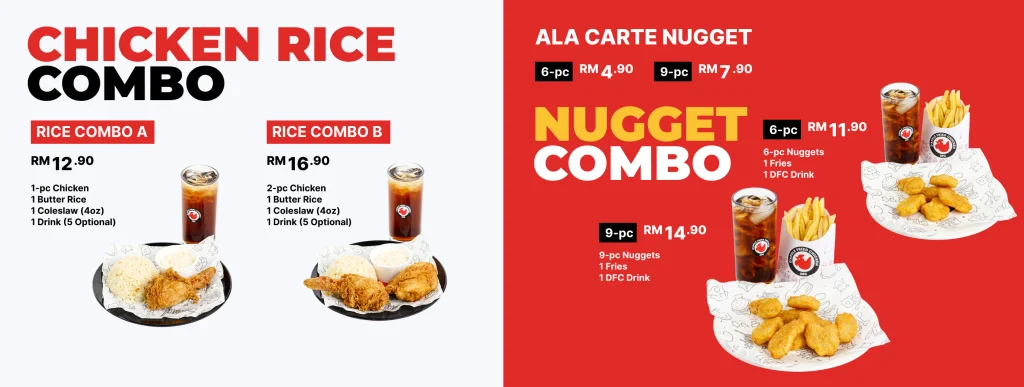 D’Apple Fried Chicken Combo Sets