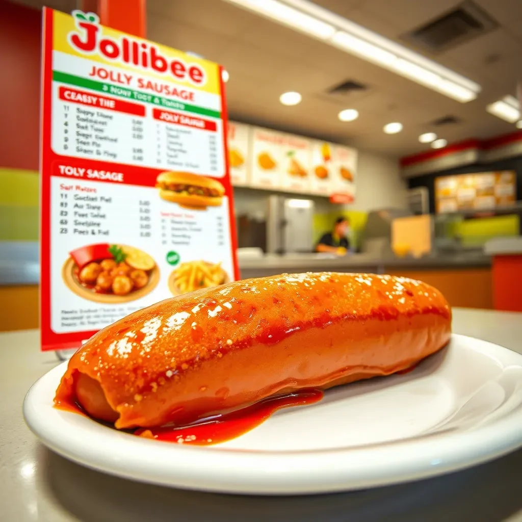 Jolly Sausage Menu