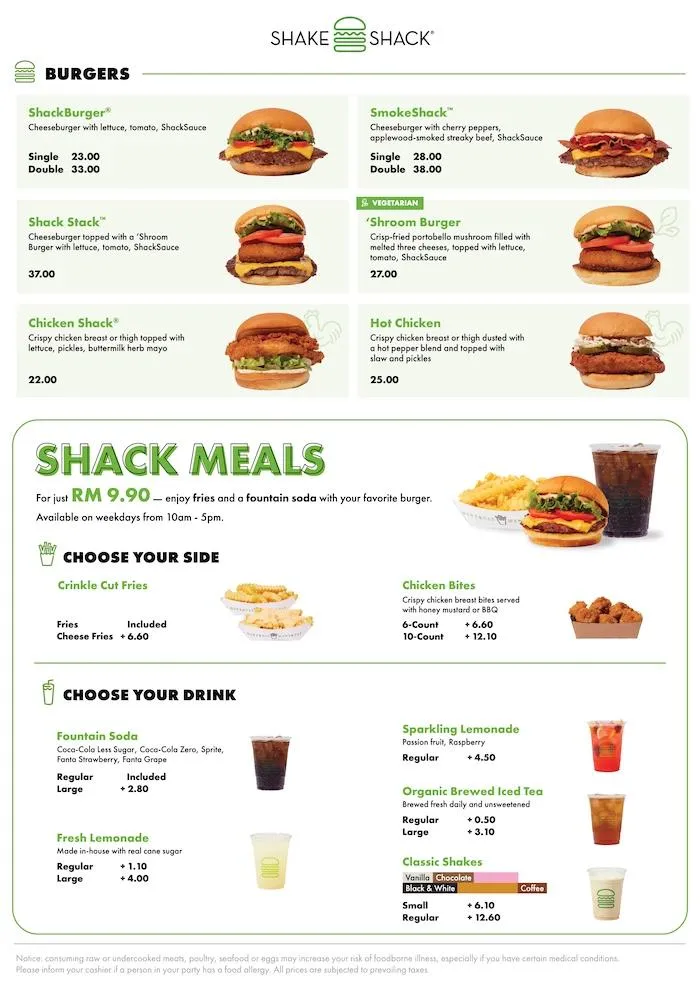 Most Popular Shake Shack Menu Items