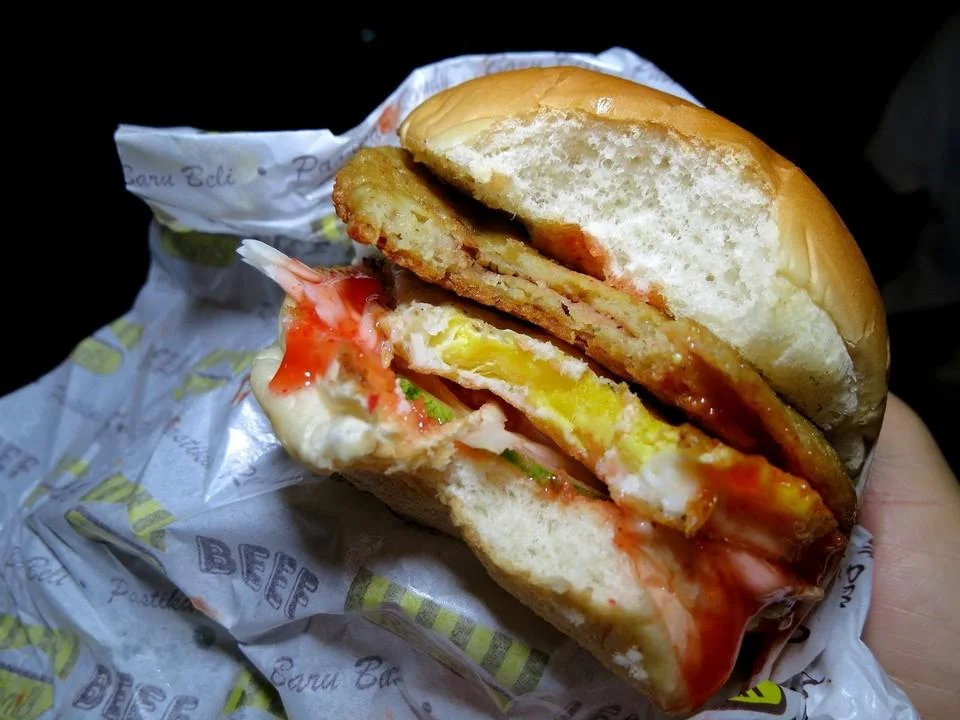 Ramly Beef Burger Menu