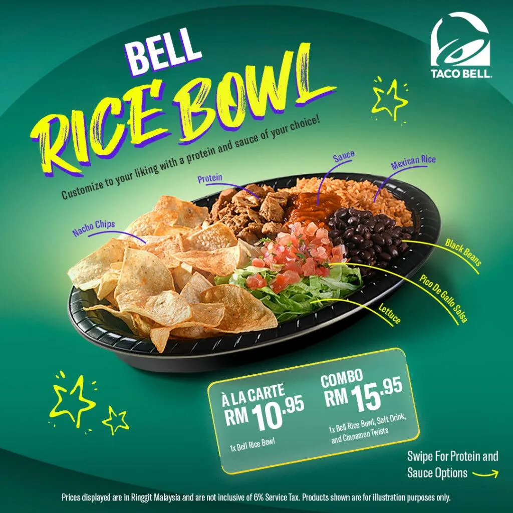 Taco Bell Tacos & Bowls Menu