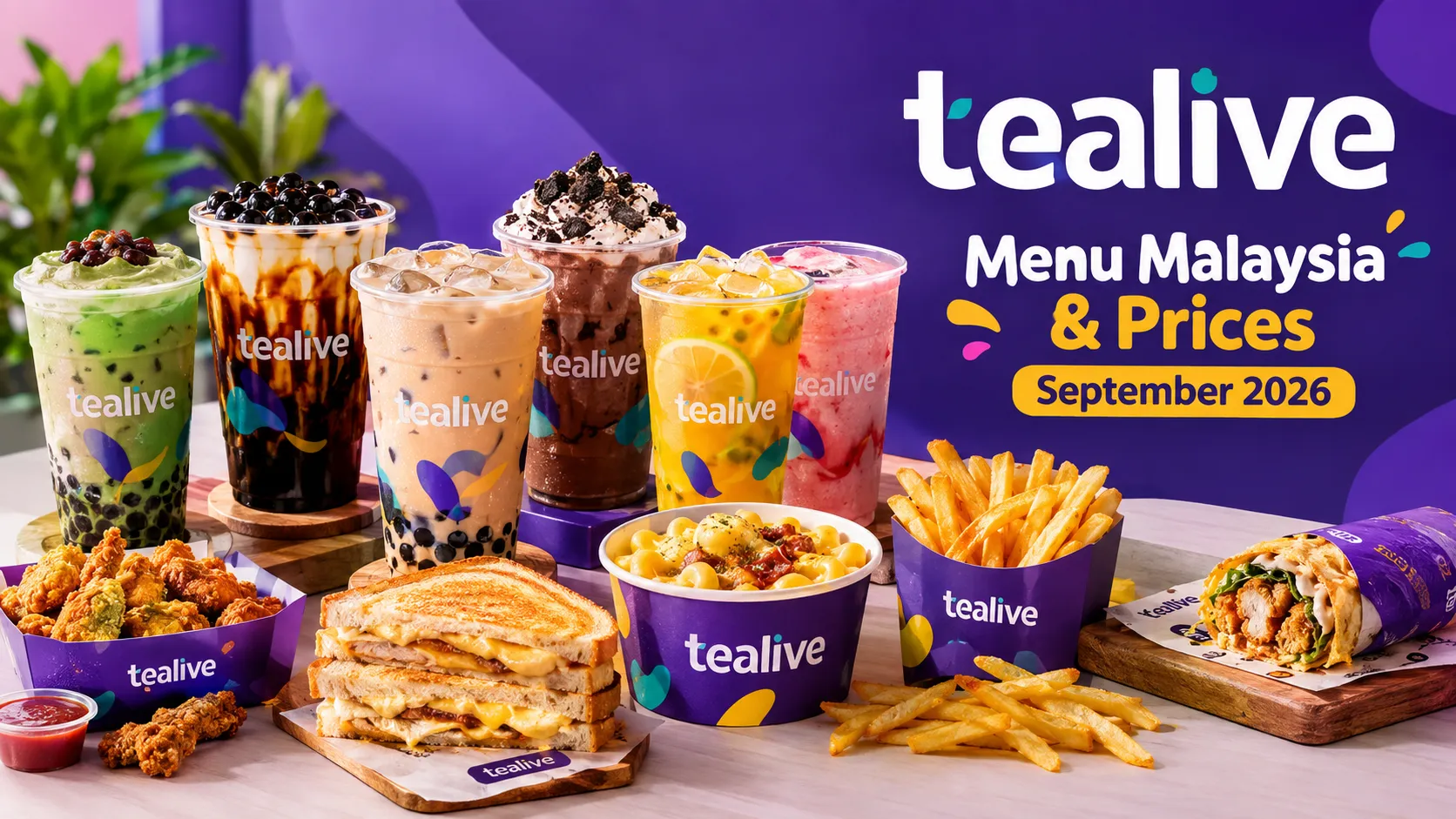 Tealive menu Malaysia