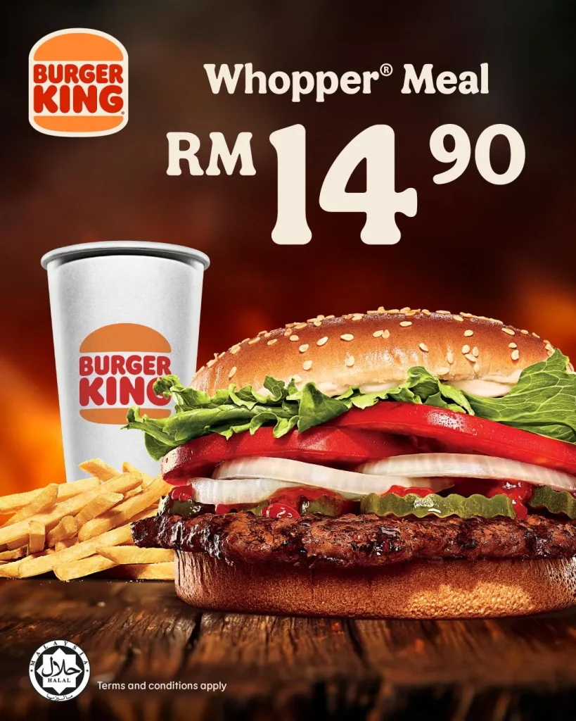 Whopper Menu